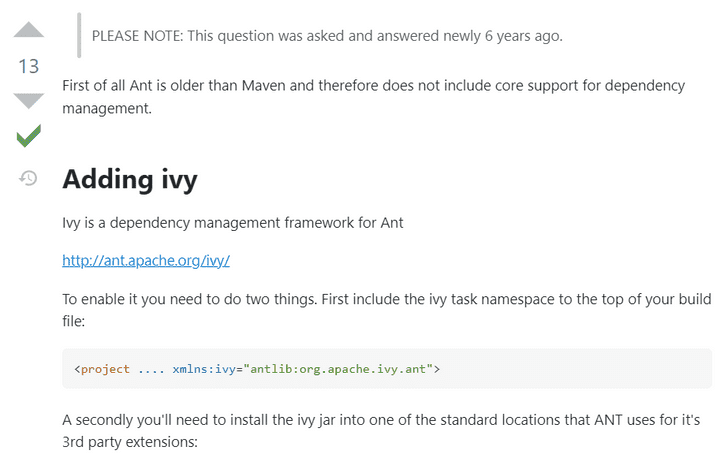 How to add dependency to Ant project - Stack Overflow